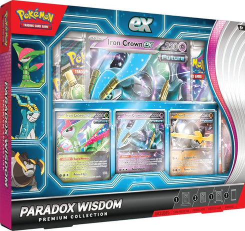Pokemon TCG: Paradox Wisdom ex Premium Collection – Inglés