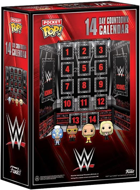 WWE 14 Day Countdown Calendar 2023 Funko Pocket POP! (ENVIO GRATIS)