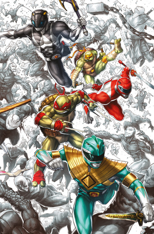 Mighty Morphin Power Rangers vs Las Tortujas Ninja