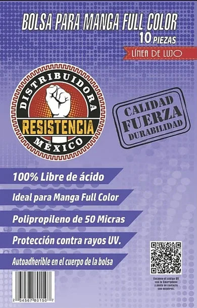 Bolsa Manga Full Color 10 unidades
