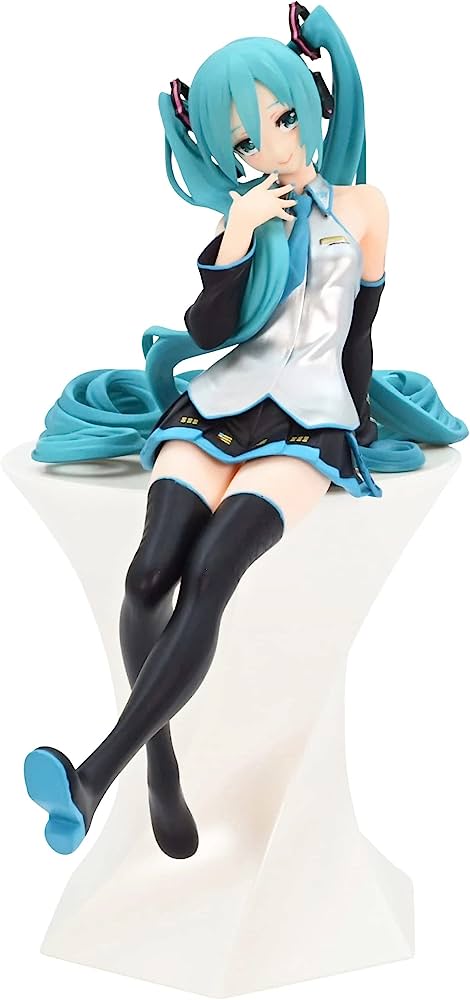 FuRyu Hatsune Miku Toy Hatsune Miku Sitting On Base Noodle