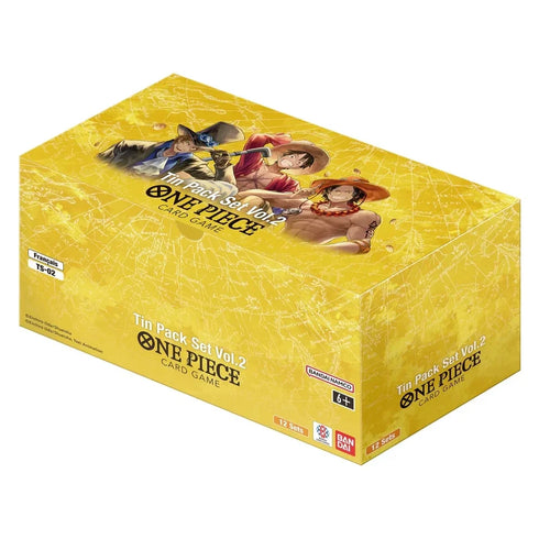 One piece tcg: tin pack set vol.2 - DISPLAY (ENVIO GRATIS)